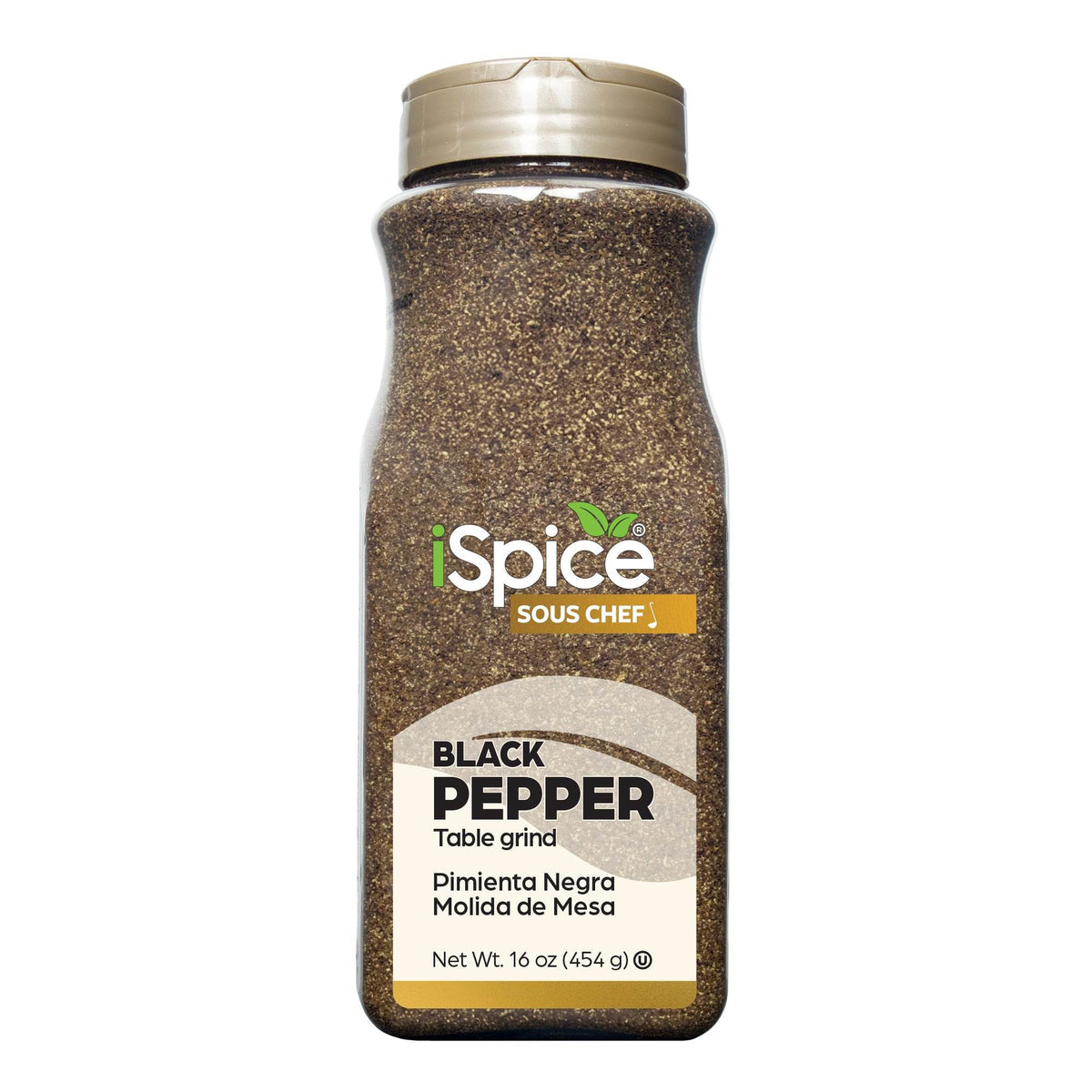 iSpice | Black Pepper Ground | 16 oz | Food Service Size | Kosher | Rich Aroma - iSpice You