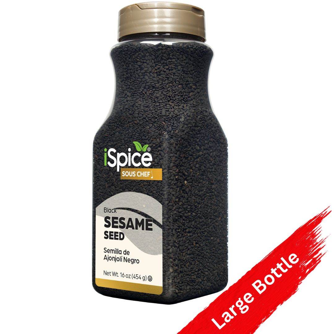 iSpice | Sesame Seeds Black | 16 oz | Food Service | Gourmet Spice | Kosher - iSpice You