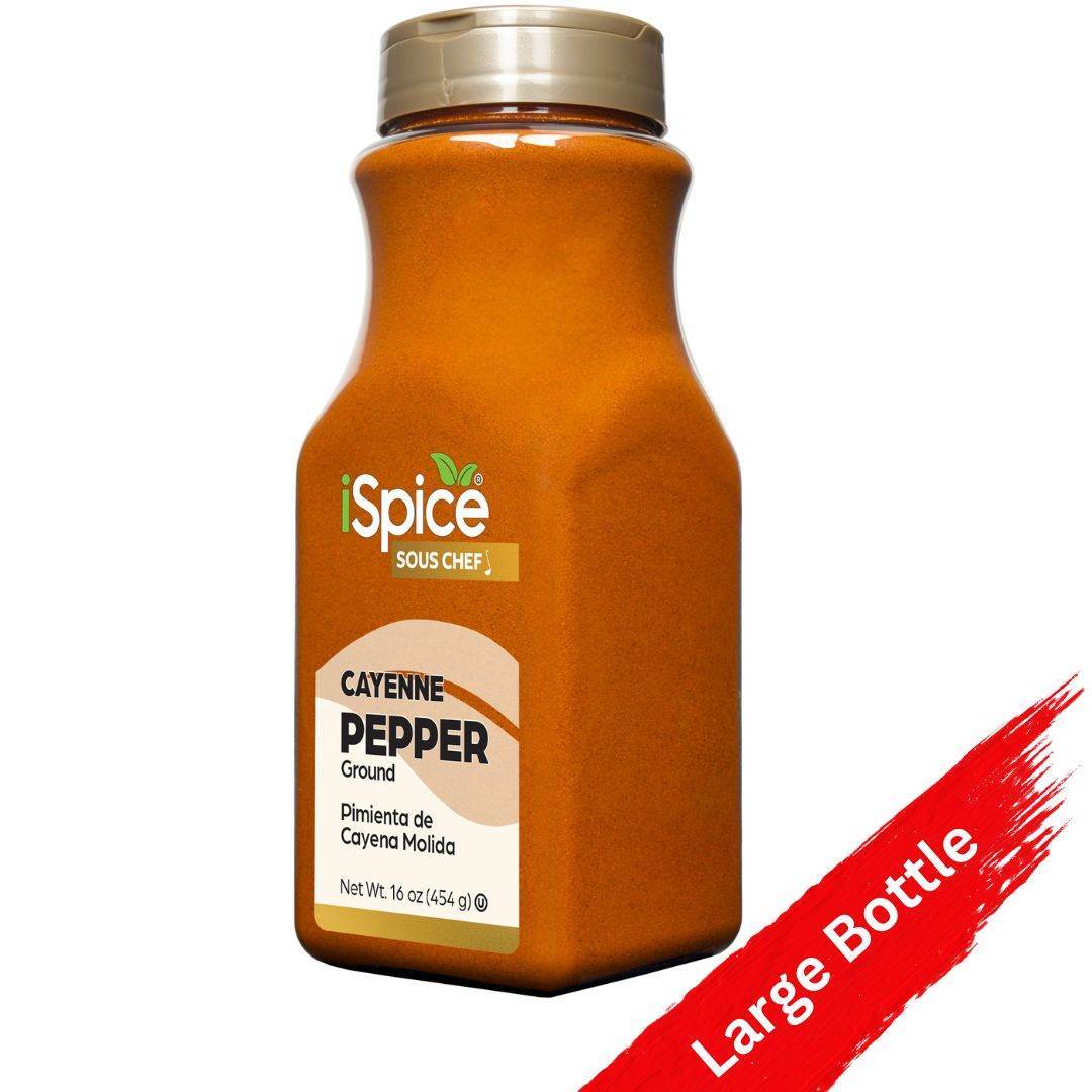 iSpice | Cayenne Red Pepper | 16 oz | Food Service Size | Kosher | Rich Aroma - iSpice You