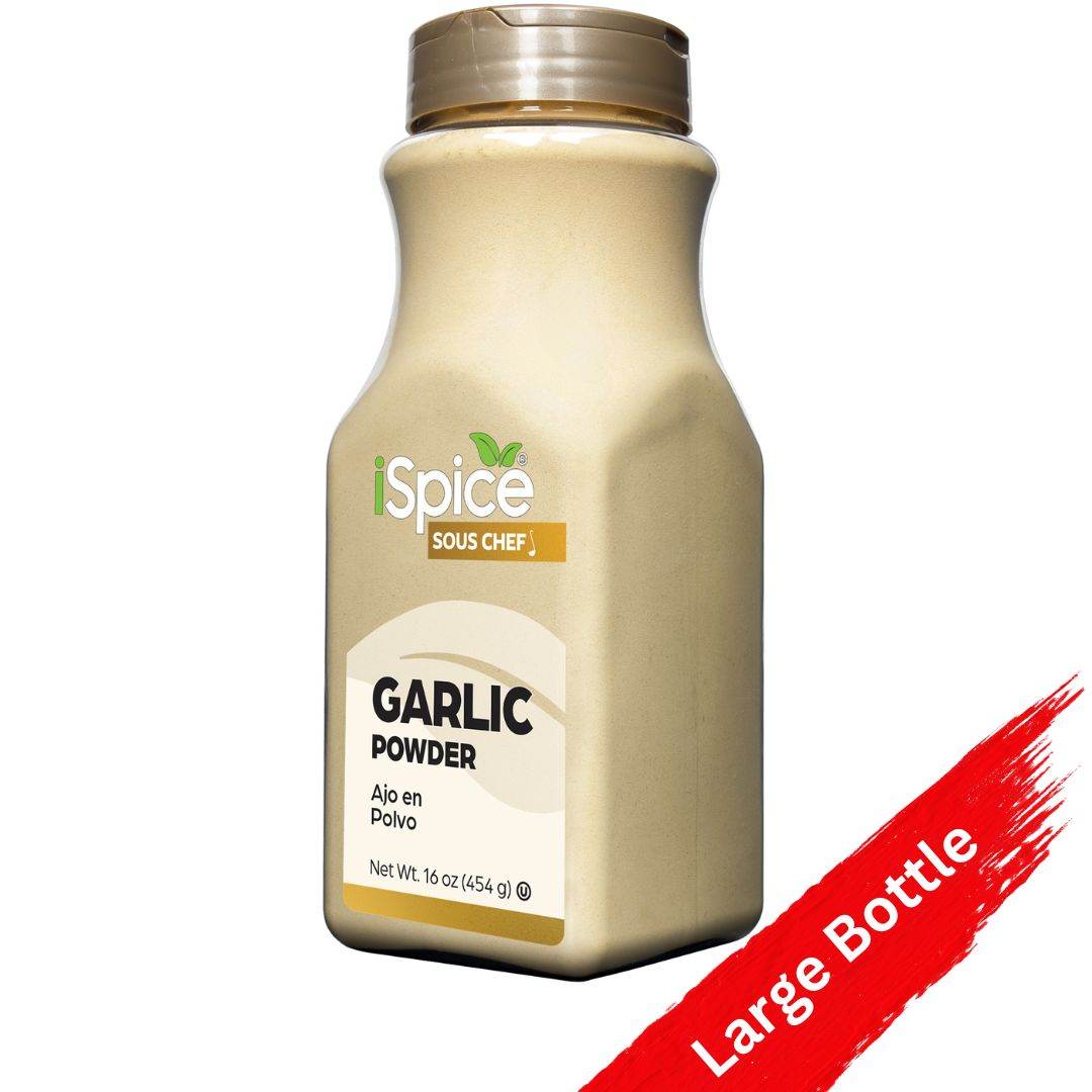 iSpice | Garlic Powder | 16 oz | Food Service Size | Kosher | Rich Aroma - iSpice You