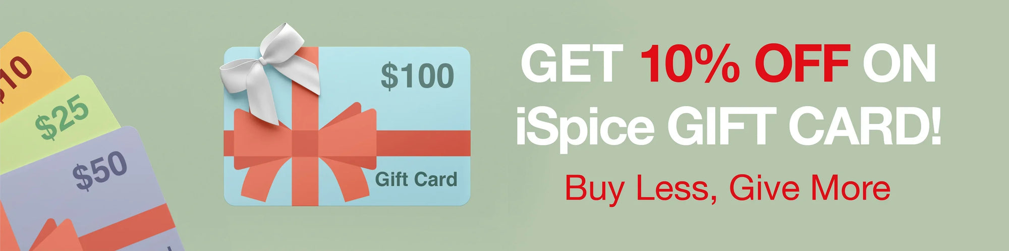 Unique Spice Gifts with Gift Cards 
