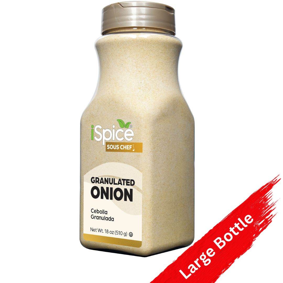 iSpice | Onion Granulated | 18 oz | Food Service Size | Rich Aroma | Kosher - iSpice You