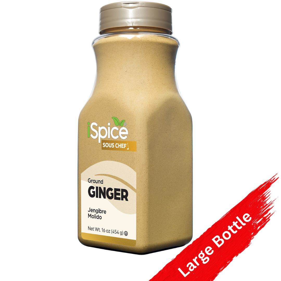 iSpice | Ginger Ground | 16 oz | Food Service Size | Rich Aroma - iSpice You