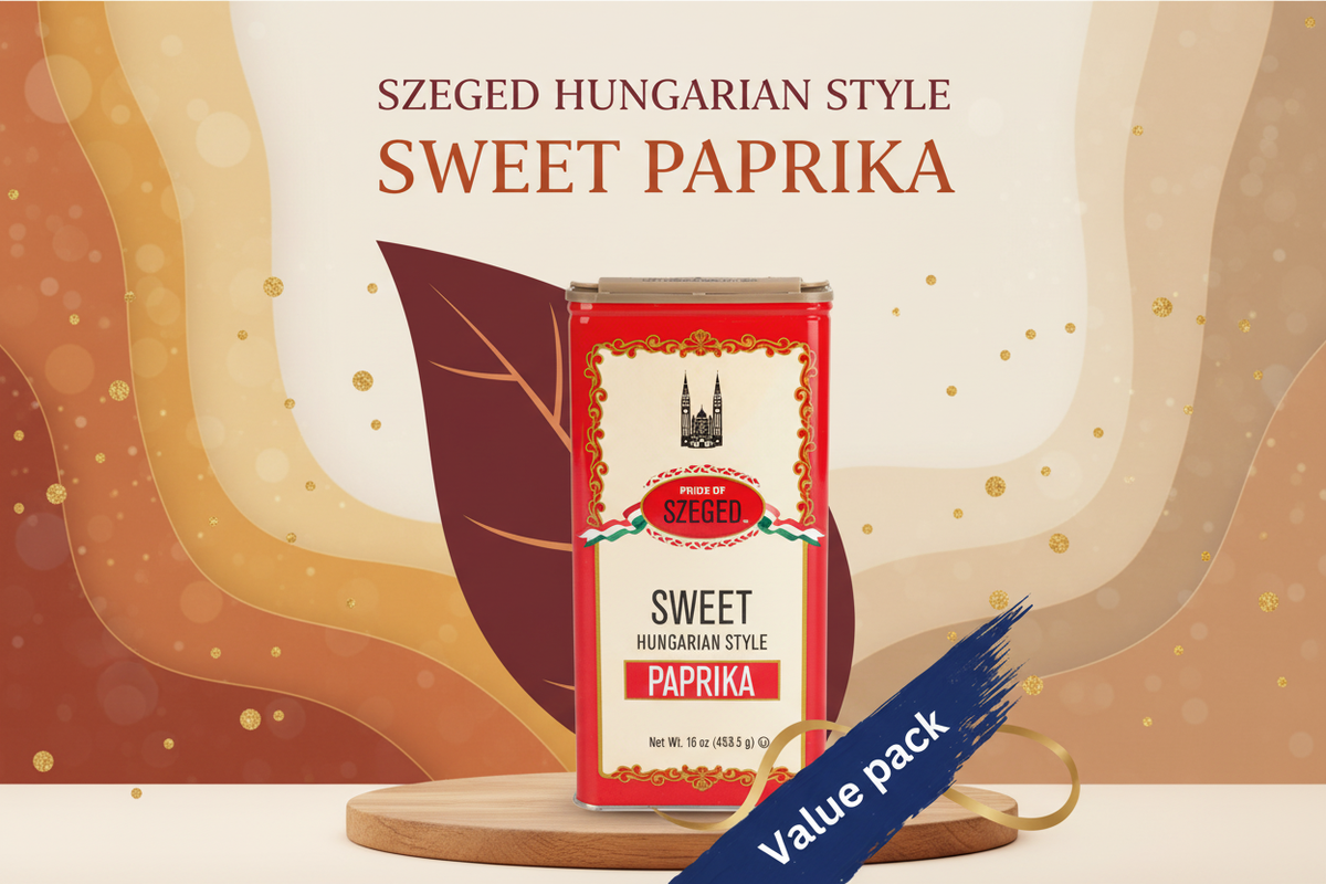Szeged Hungarian Style Sweet Paprika Value Pack Banner