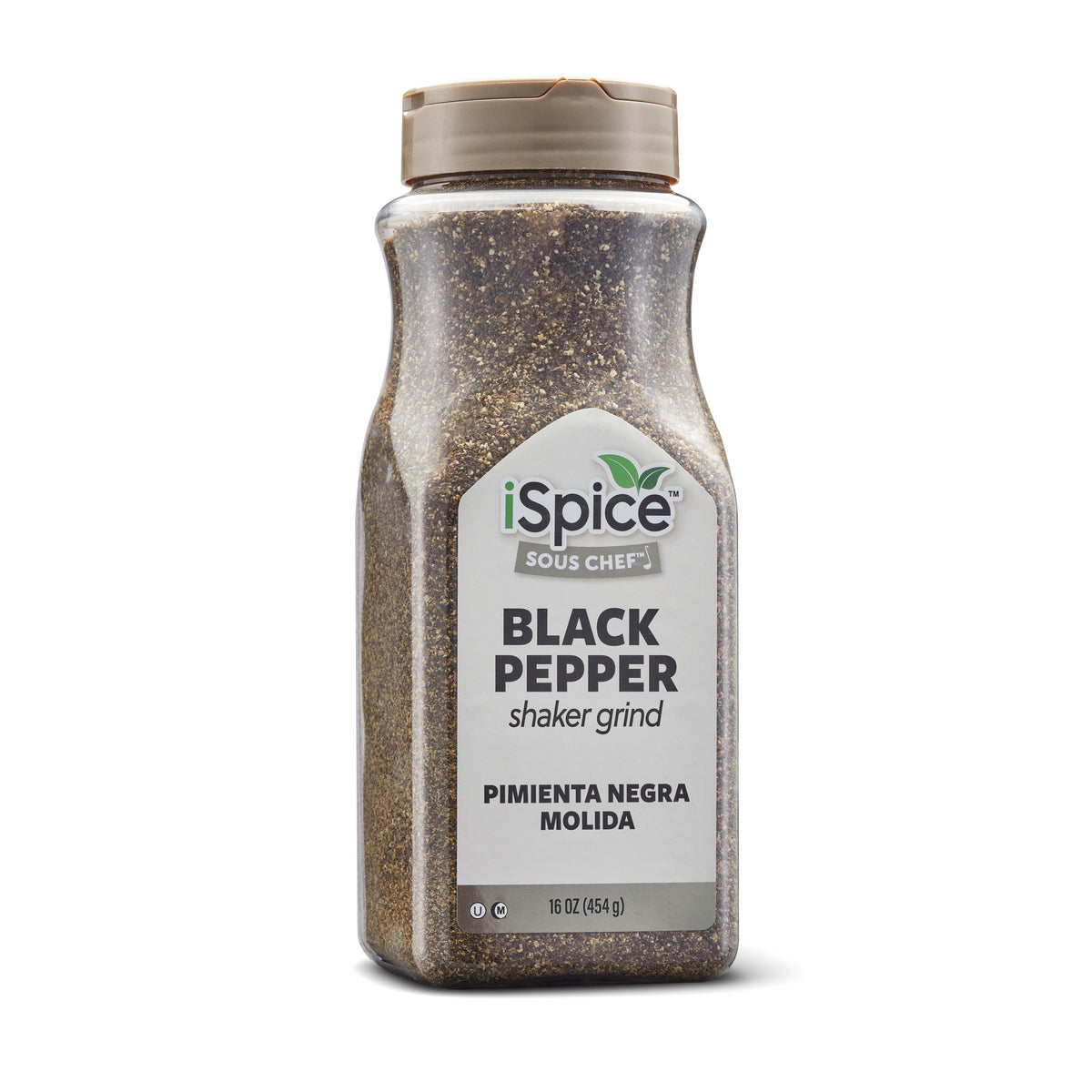 iSpice | Black Pepper Ground | 5.8 oz | Gourmet Spice | Kosher | Halal | Rich Aroma