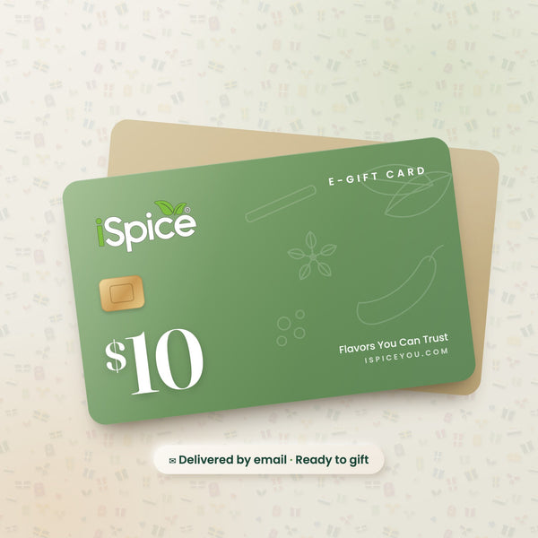 iSpice $10 e-gift card