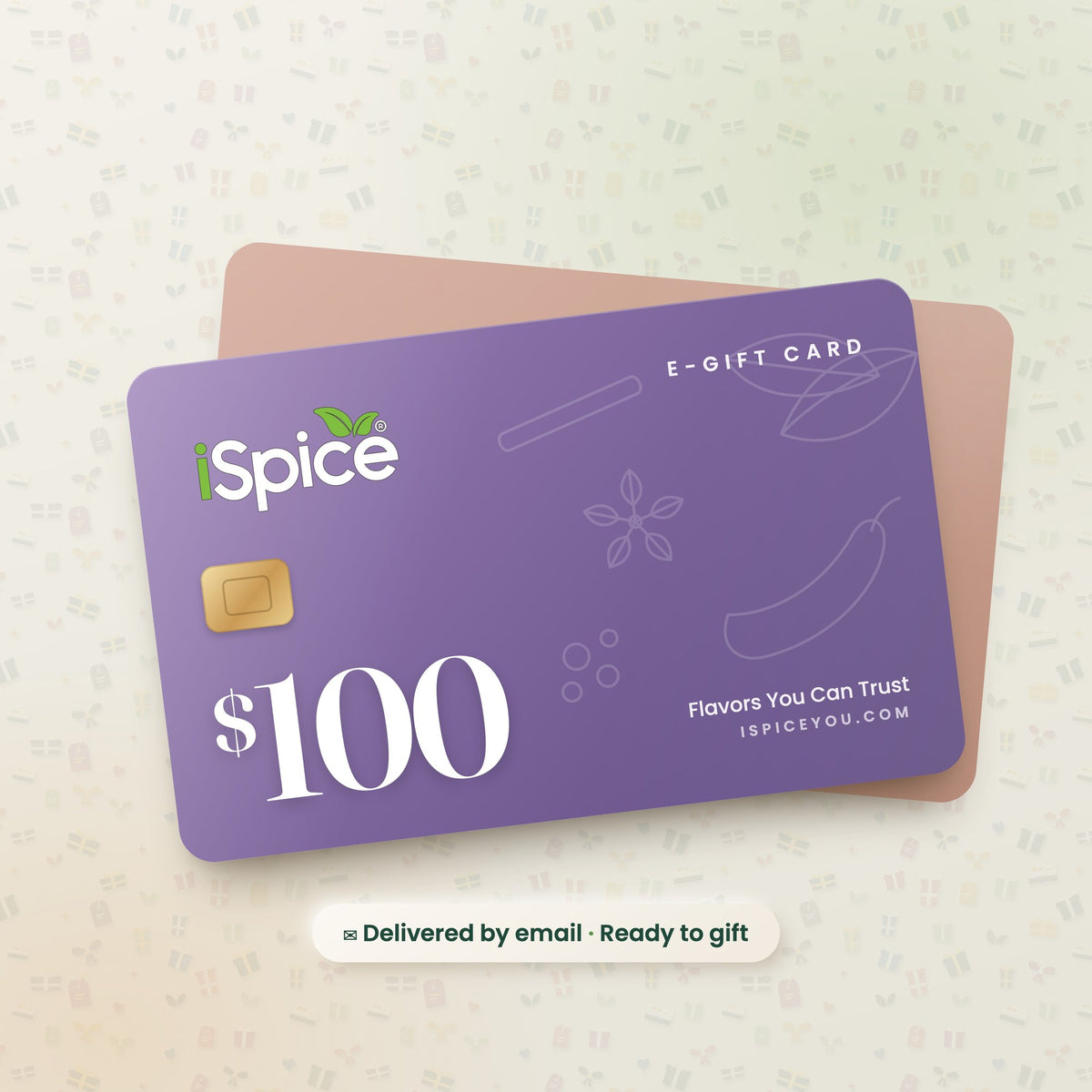 iSpice $100 e-gift card