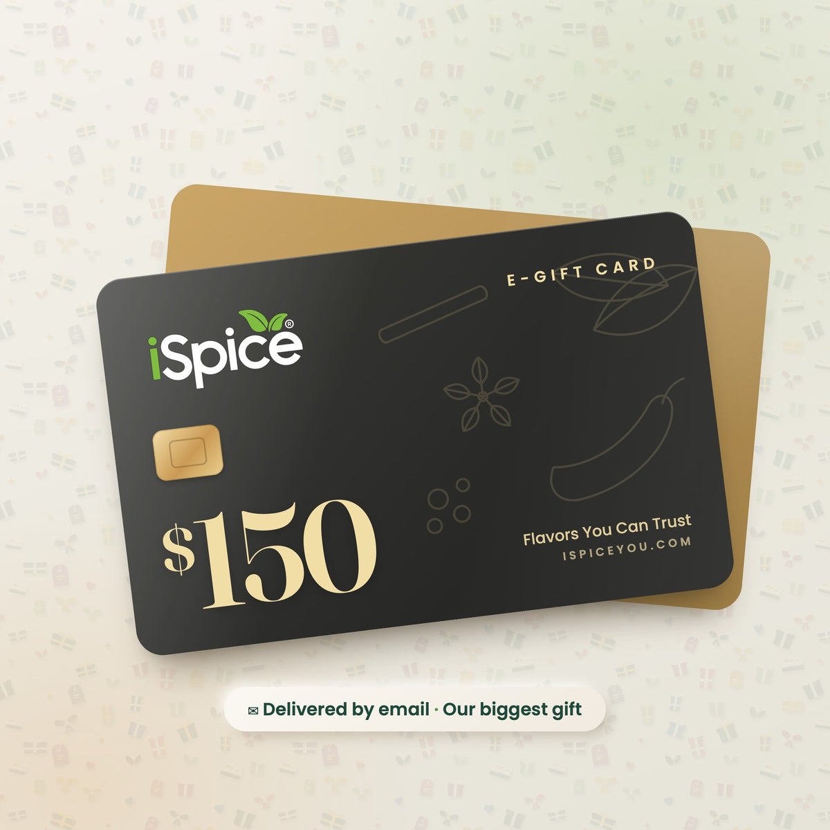 iSpice $150 e-gift card