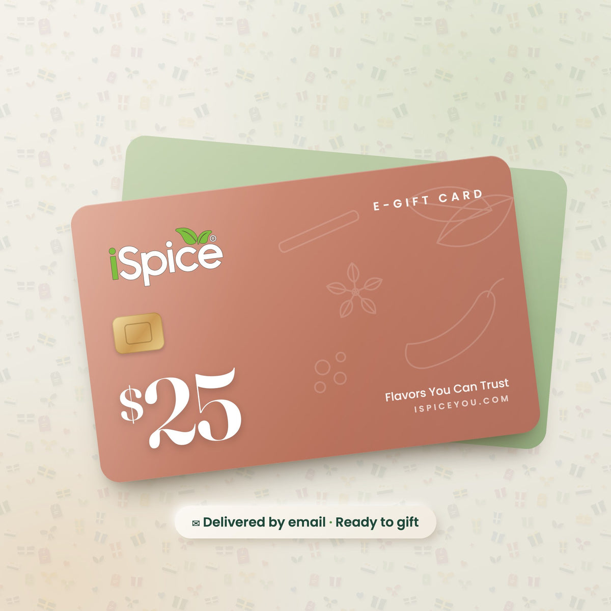 iSpice $25 e-gift card