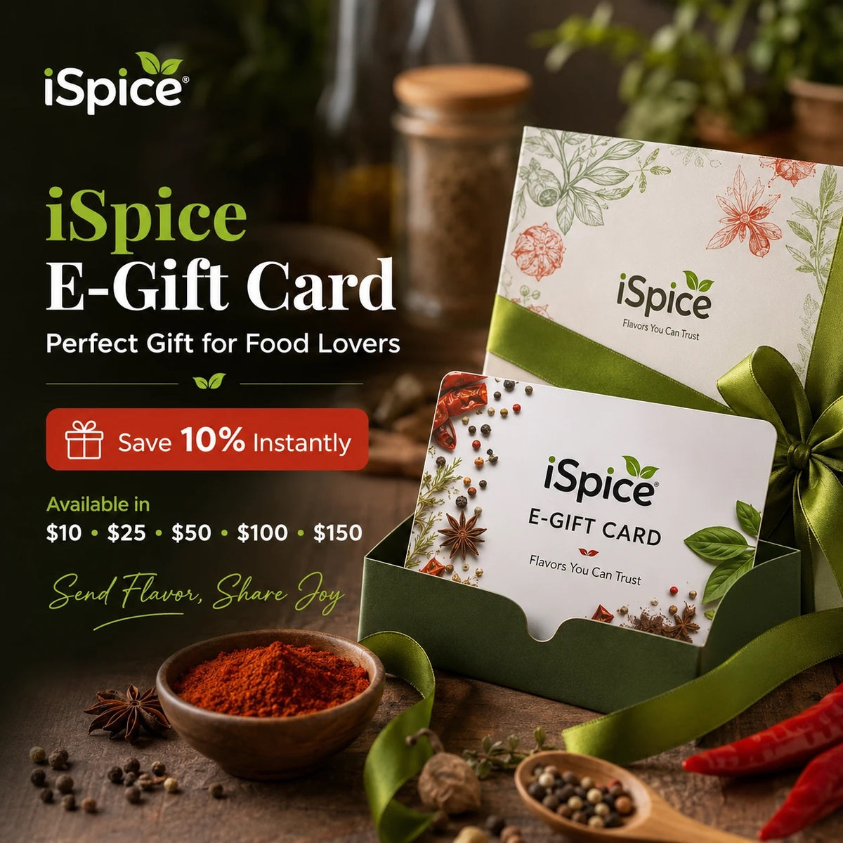 iSpice e-gift card