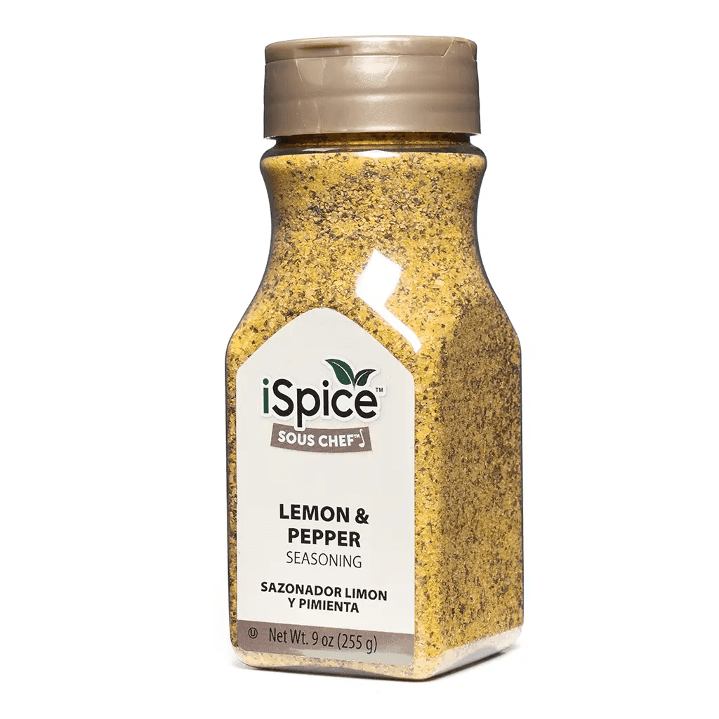 iSpice | Lemon Pepper Seasoning | 9 oz | Mixed Spices & Seasonings | Kosher|Halal| Food Grade Bottle - iSpice You