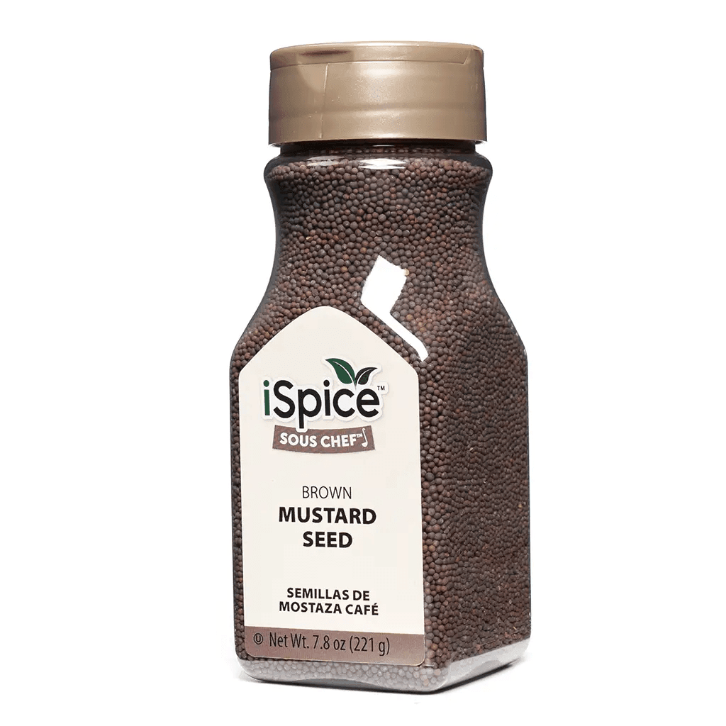 iSpice | Mustard Seed Brown | 7.8 oz | Gourmet Spice | Kosher| Pungent flavor - iSpice You