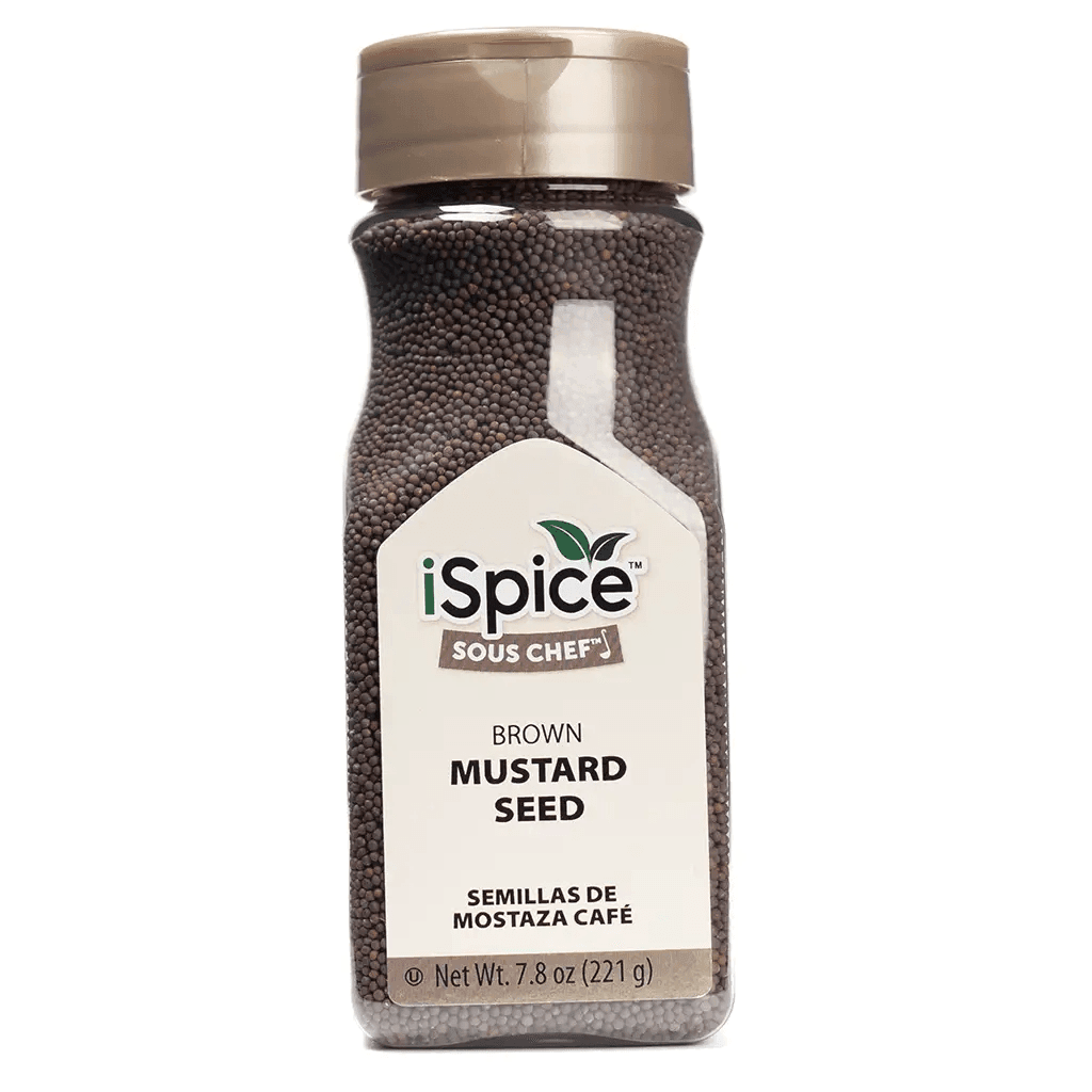 iSpice | Mustard Seed Brown | 7.8 oz | Gourmet Spice | Kosher| Pungent flavor - iSpice You