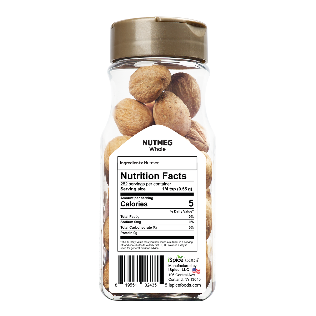 iSpice | Nutmeg Whole | 5.5 oz | Gourmet Spice | Kosher | Fresh harvest - iSpice You