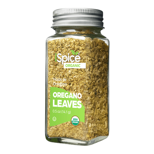 iSpice | Organic Oregano Leaves | 0.5 oz | Premium Herbs | Kosher | USDA Organic Certified