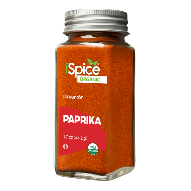 iSpice | Organic Paprika | 1.7 oz | Premium Spices | Kosher | USDA Organic Certified