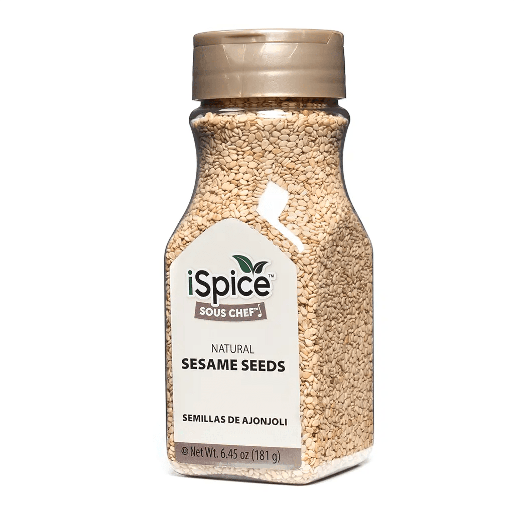 iSpice | Sesame Seeds Natural | 6.45 oz | Gourmet Spice | Kosher | Culinary gem - iSpice You