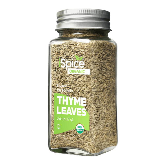 iSpice | Organic Thyme | 0.6 oz | Premium Herbs | Kosher | USDA Organic Certified