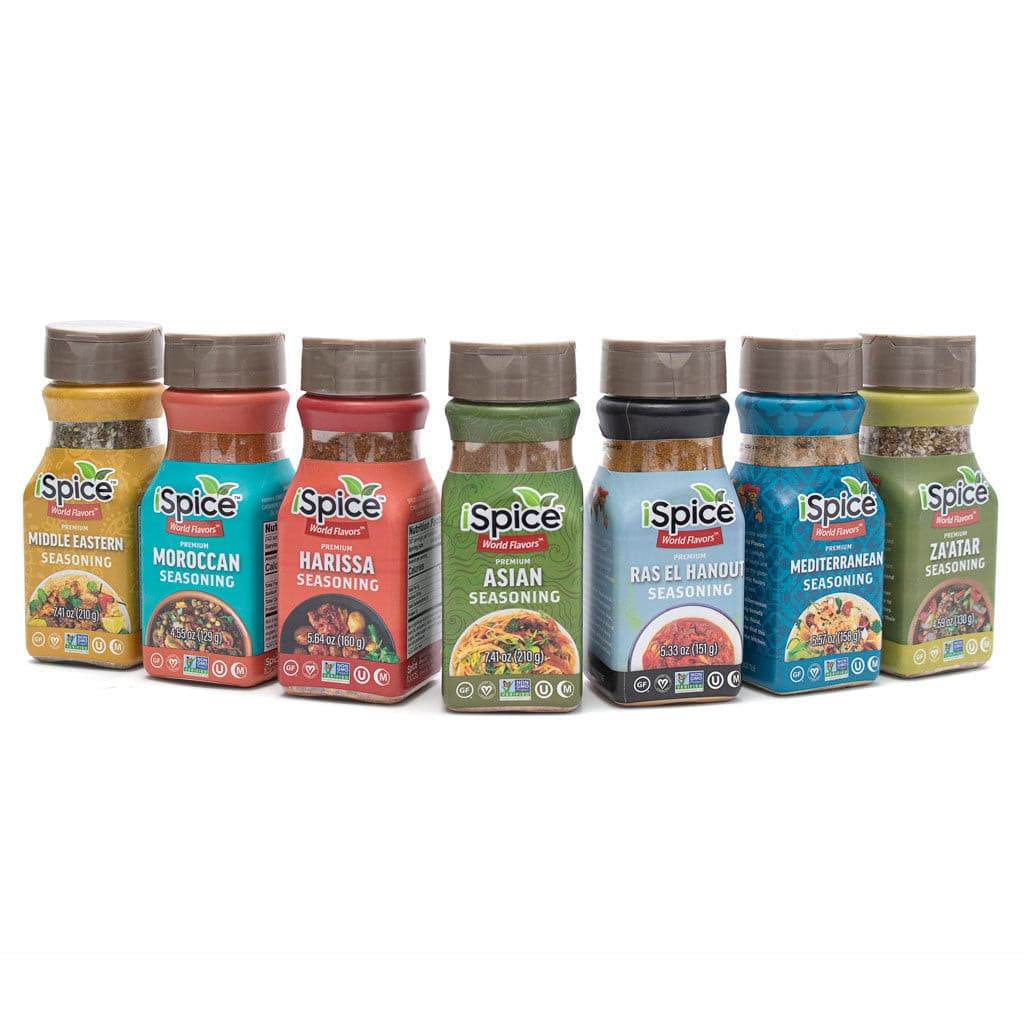 7 Pack World Flavors Seasoning - Ultimate Tastes &amp; Blends