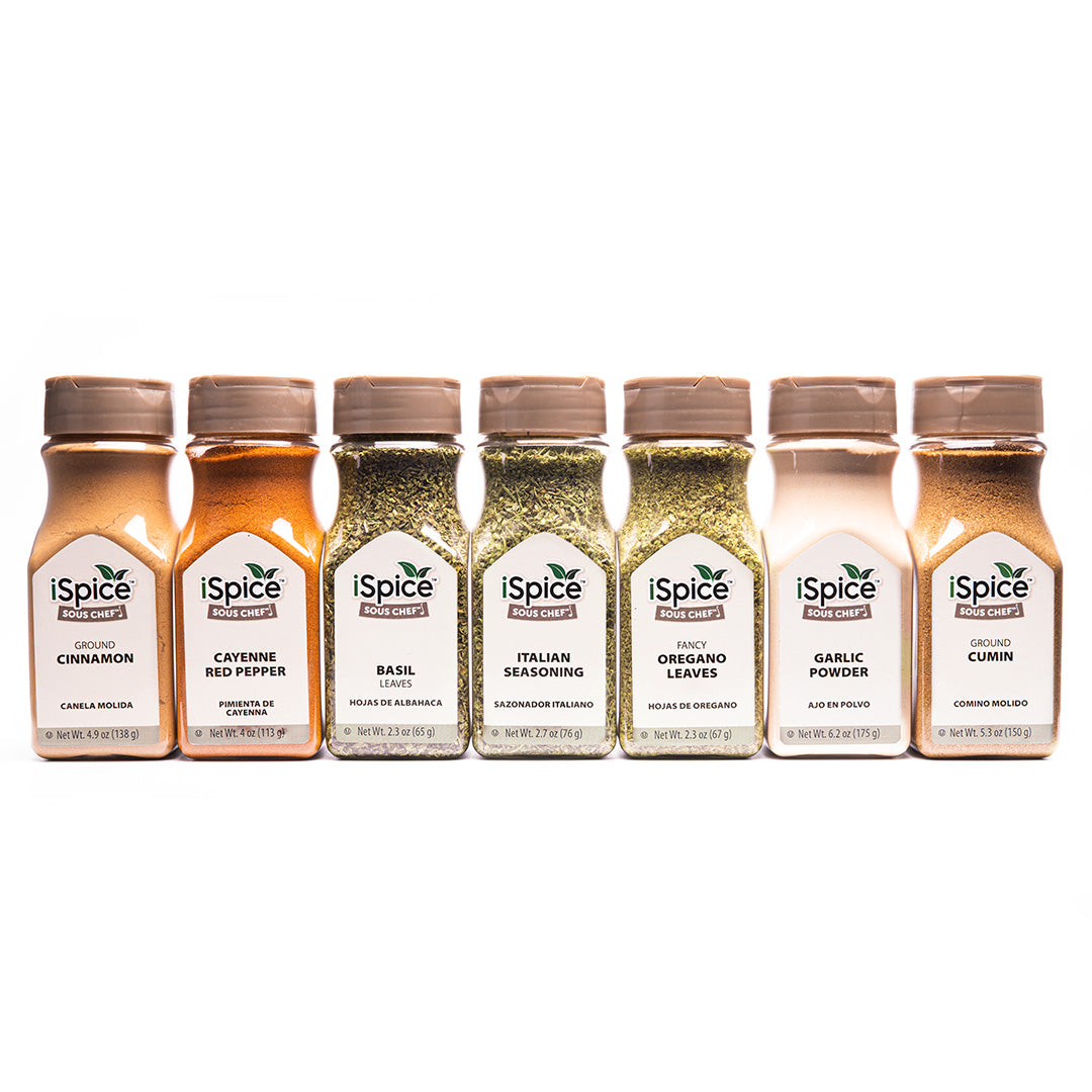 The Perfect Spices for Any Dish: 7-Pack Basic Spice Set 
