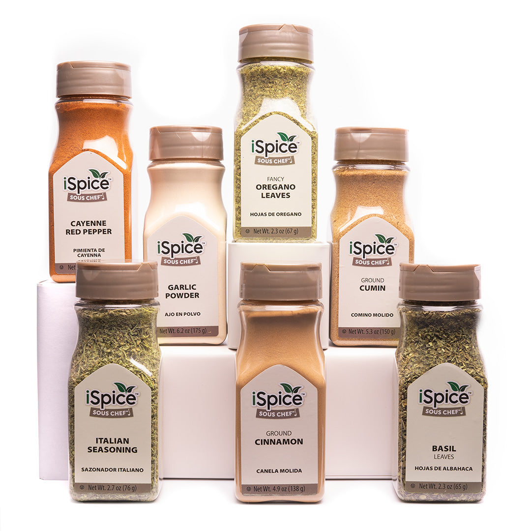 iSpice Starter Spice Set- Herb Spices and Seasonings Sets, Spices Set For  Gifts Home Basic Seasonings for Cooking(Total Kitchen- 48 pack)…