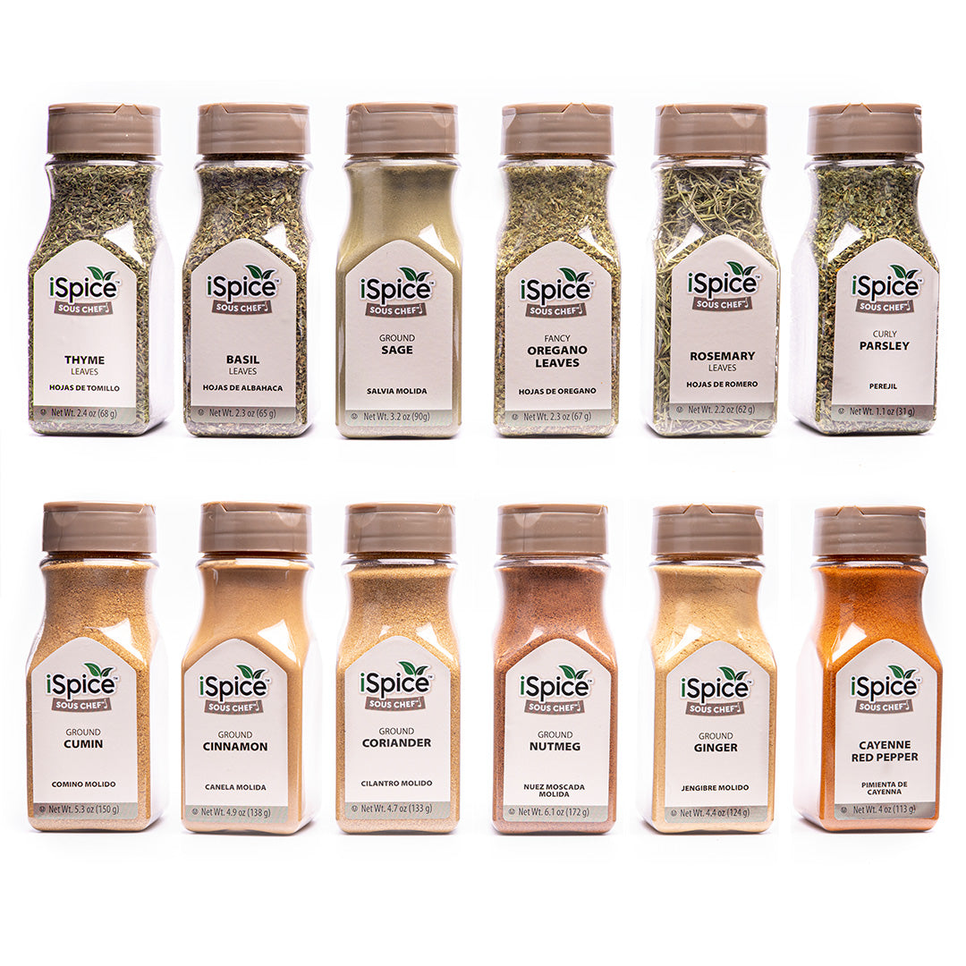Seasonings + Spice Essentials Organic 50-Pack Starter Collection