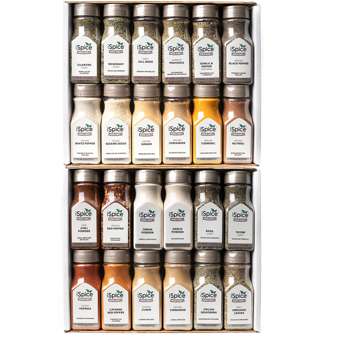  iSpice Starter Spice Set- Herb Spices and Seasonings