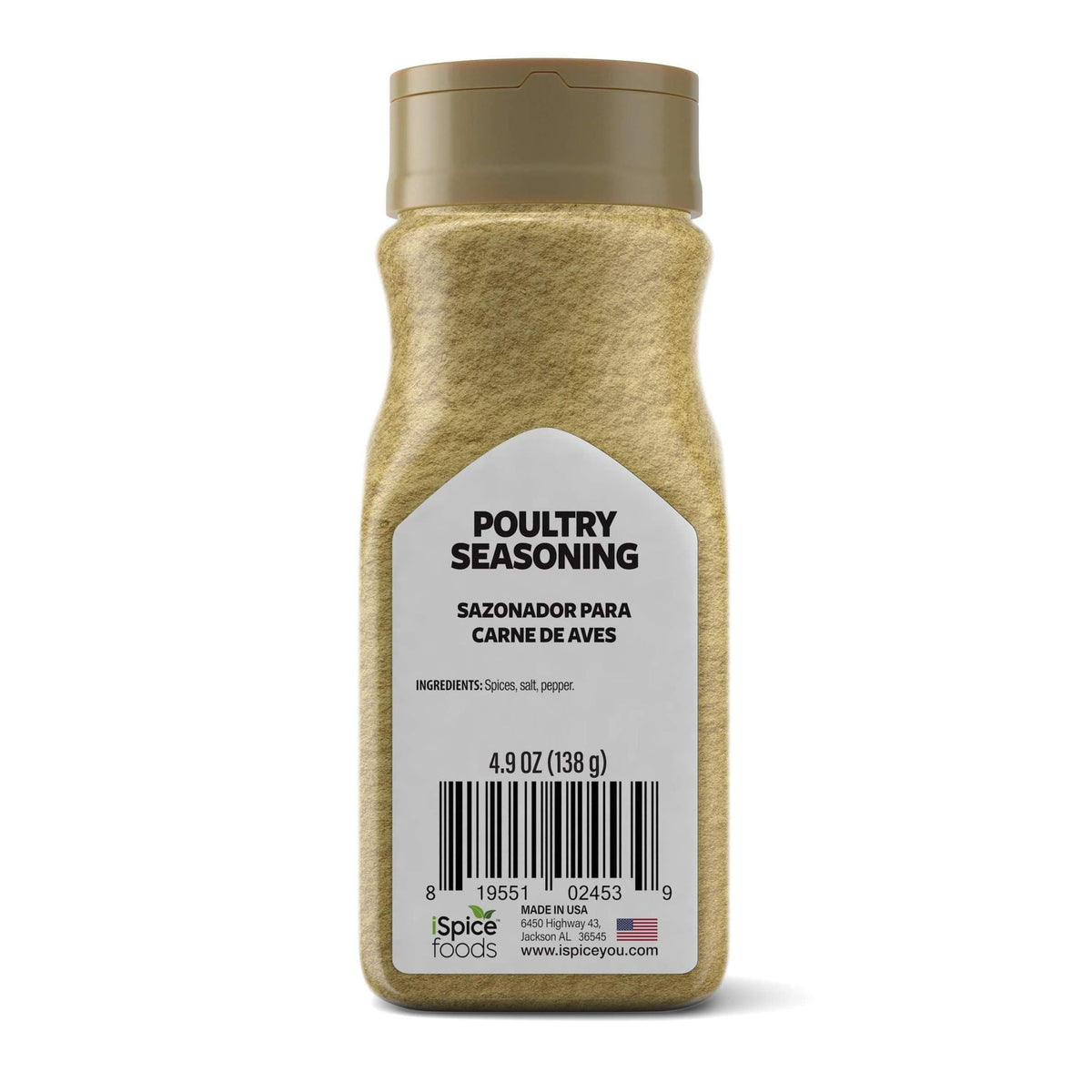 iSpice - Poultry Seasoning 4.9oz (138g)