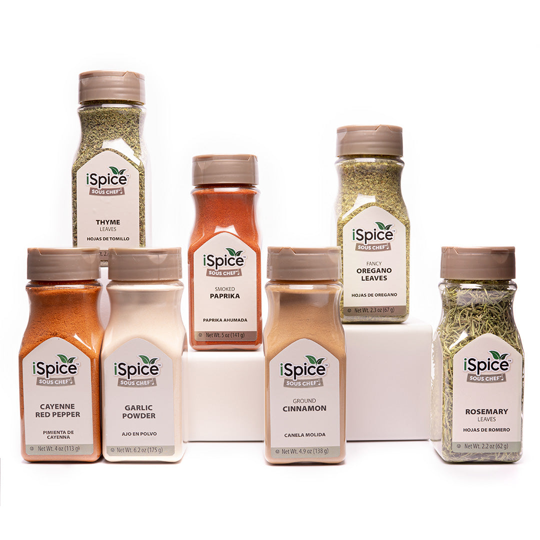 iSpice | 12 Pack of Spice and Herbs | Kitchen Mist | Mixed Spices & Seasonings Gift Set | Kosher