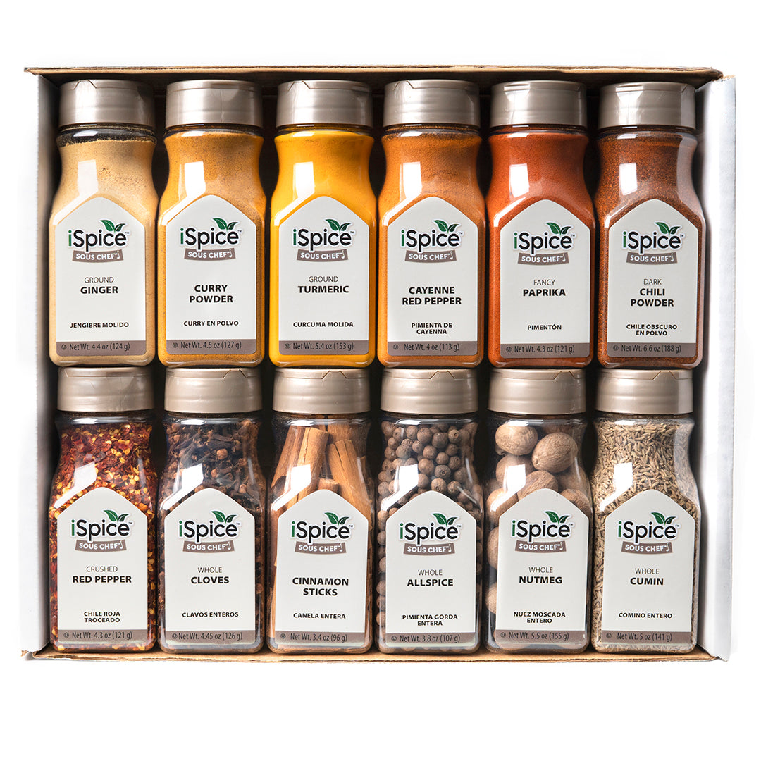 Spice up your cooking with this 12-pack perfect spice set! Choose from a selection of spices to season any dish, from savory to sweet.